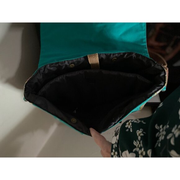 Boho Laptop Case by The House of Tara – Teal & Multicolor, Padded, Artistic Orga - Picture 5 of 7